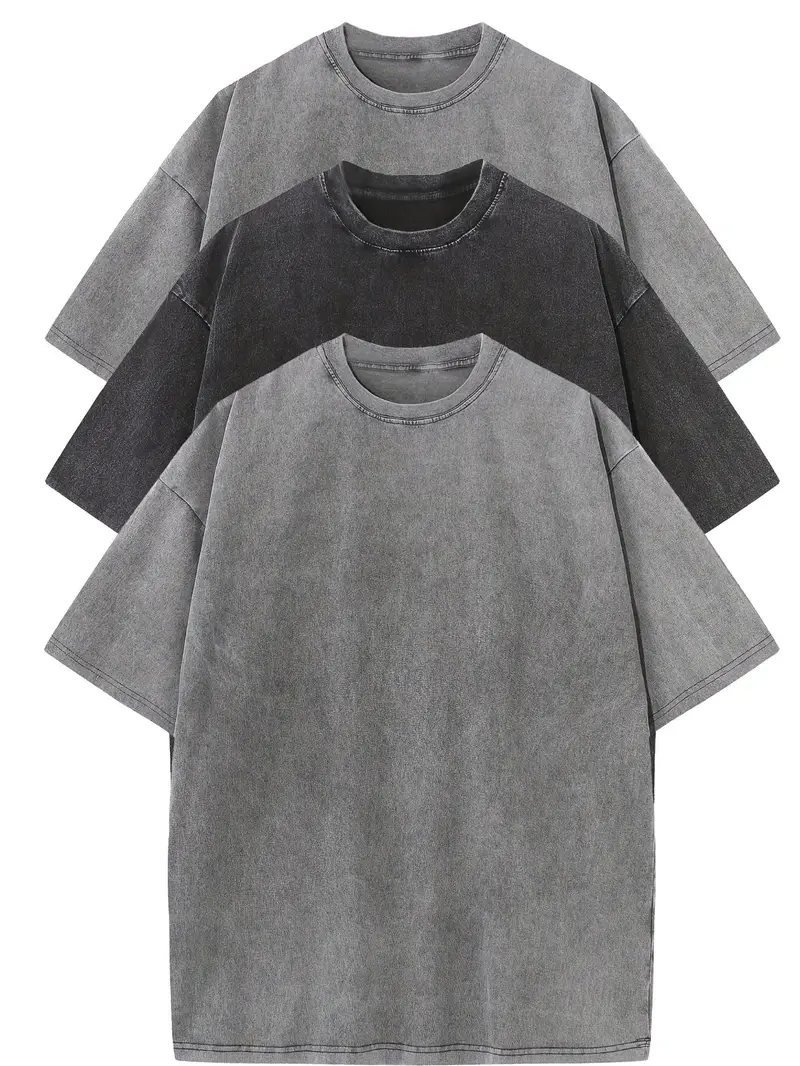 Ryker | Casual Cotton Oversized Tee   - 3-Pack - Image 9