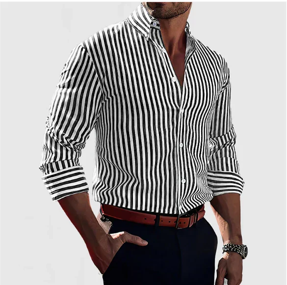 Salvador® | Elegant Striped Shirt - Image 2