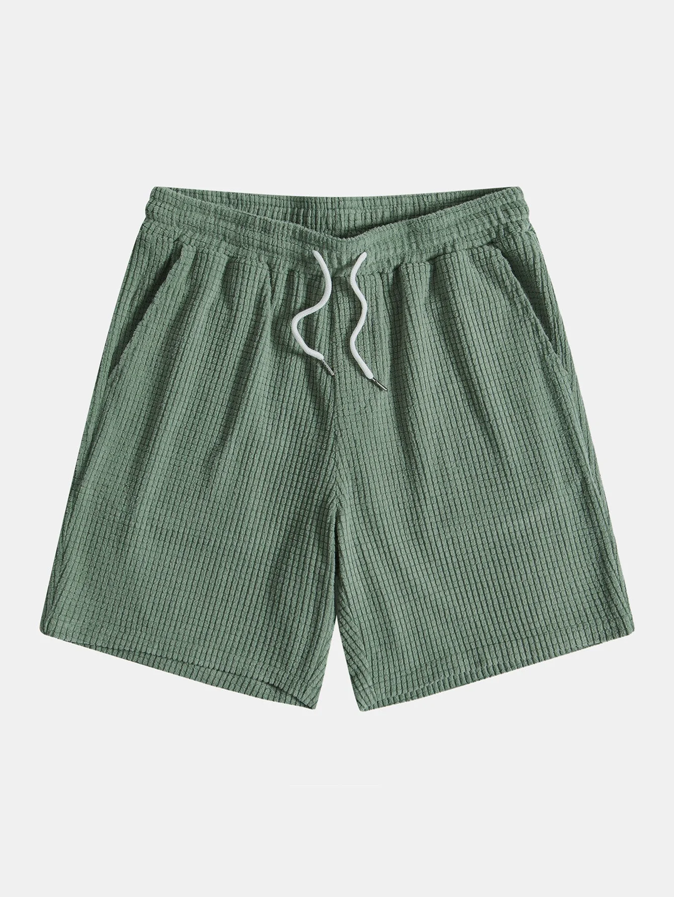 Salvador® | Waffle Button Up Shirt & Shorts - Image 13