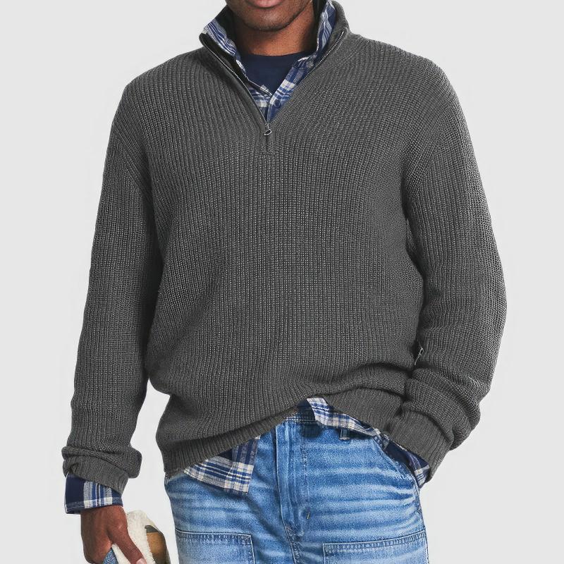 Samuel® | Essential Zip Collar Sweater - Image 5