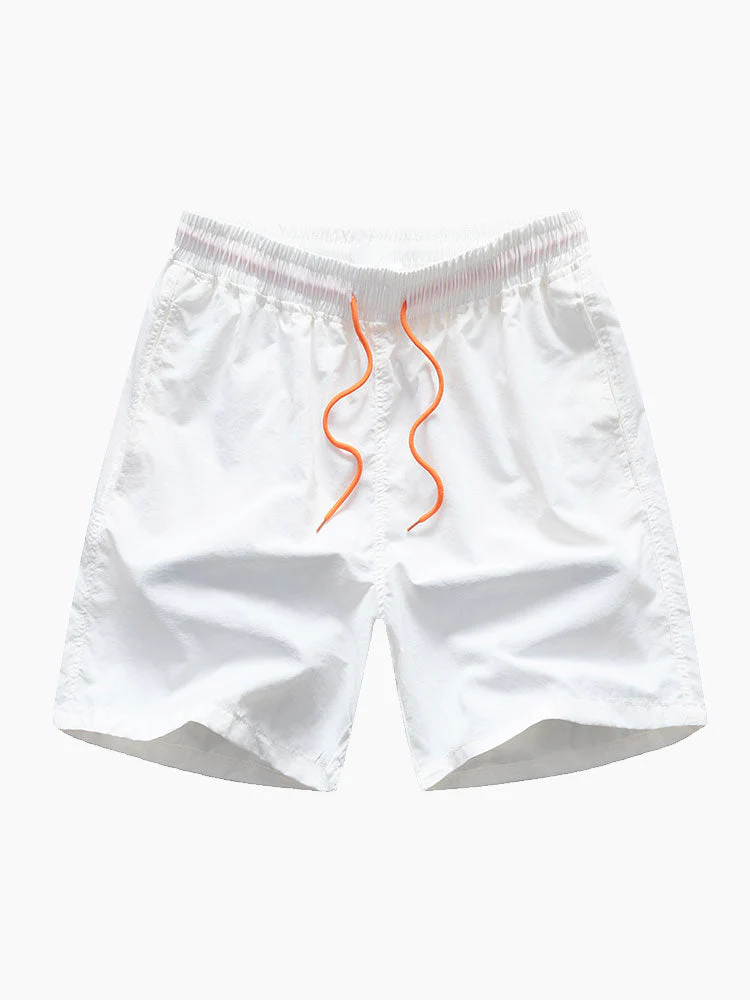 Saul® | Color Block Geometry Print Button Up Shirt & Swim Shorts - Image 6