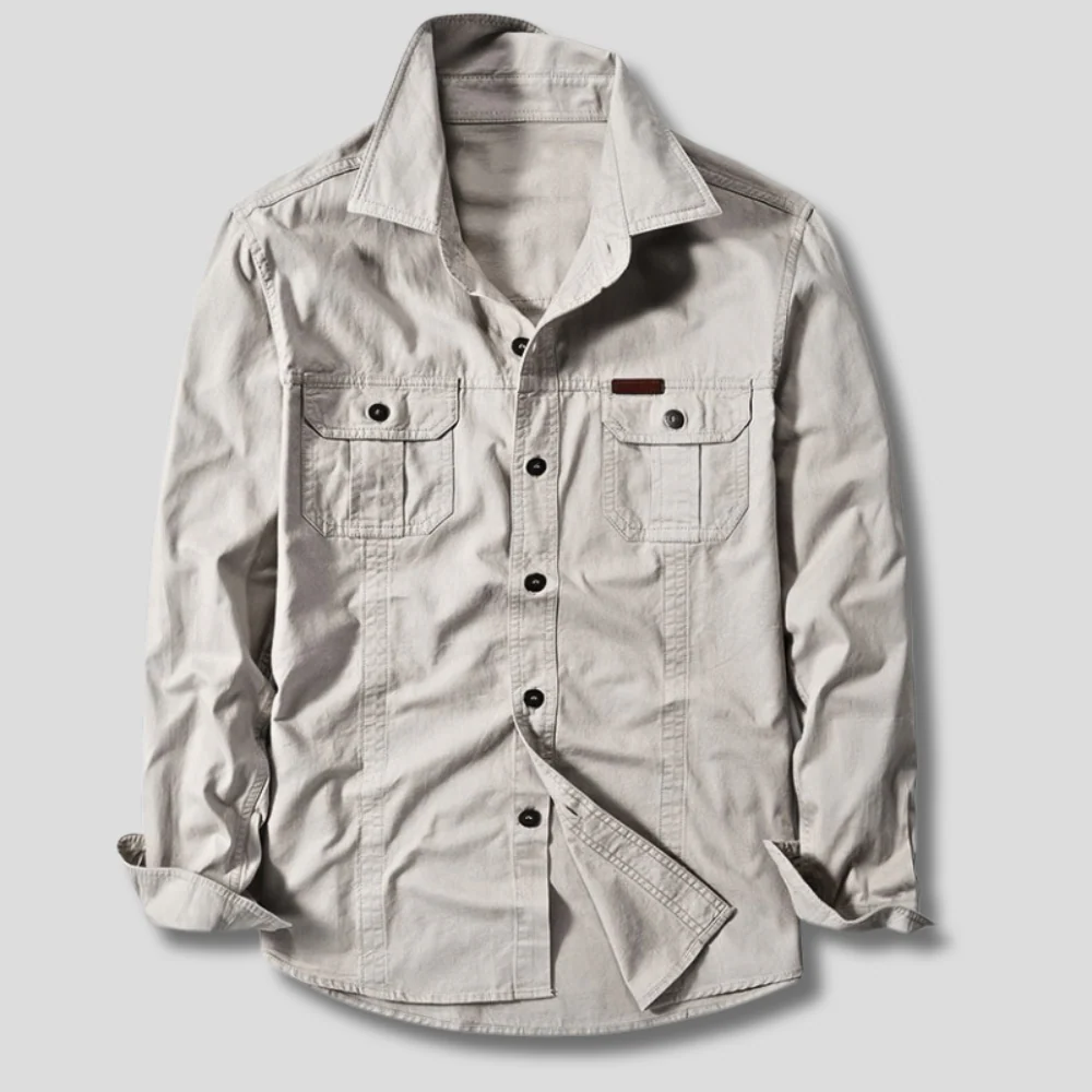 Sean | Cotton Cargo Shirt - Image 5