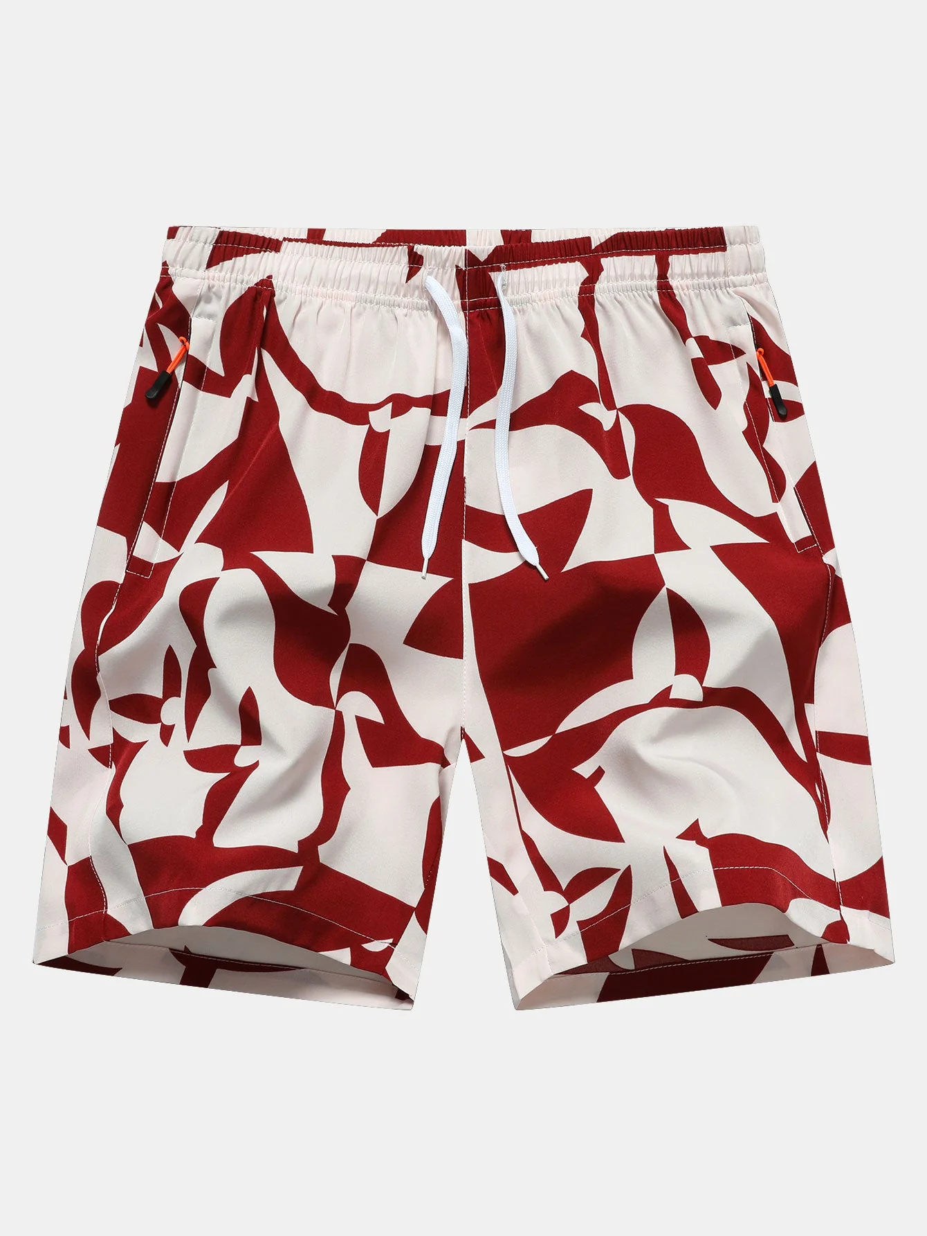 Sergio® | Color Block Print Zipper Pocket Shorts - Image 3