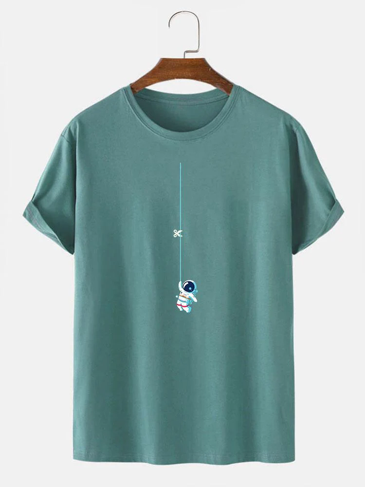Shane® | Astronaut On A String Print T-Shirt - Image 6