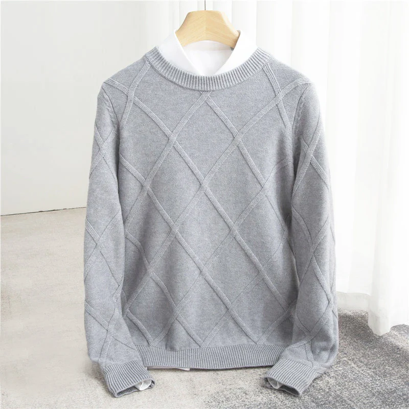 Shawn | Argyle Cashmere Sweater - Image 6
