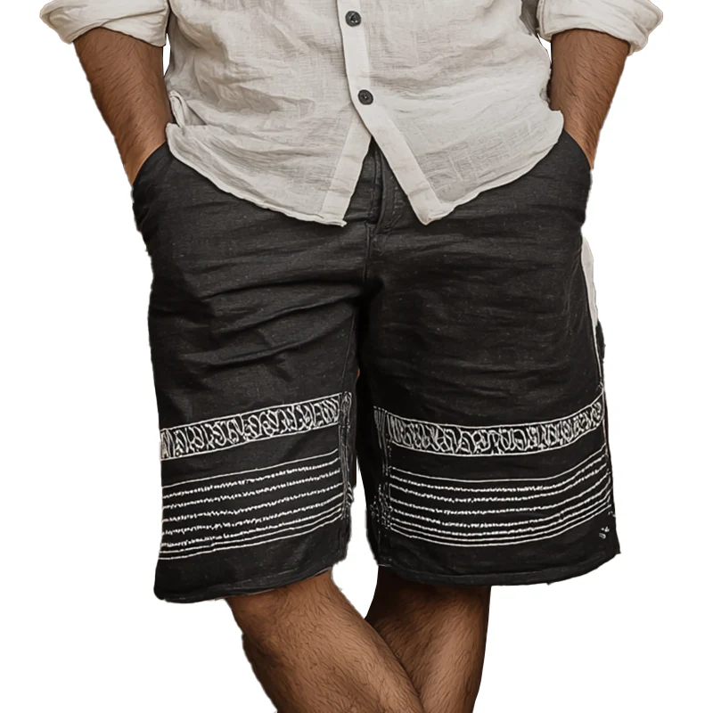 Sidney | Men'S Summer Fashion Printed Cotton Blended Casual Shorts