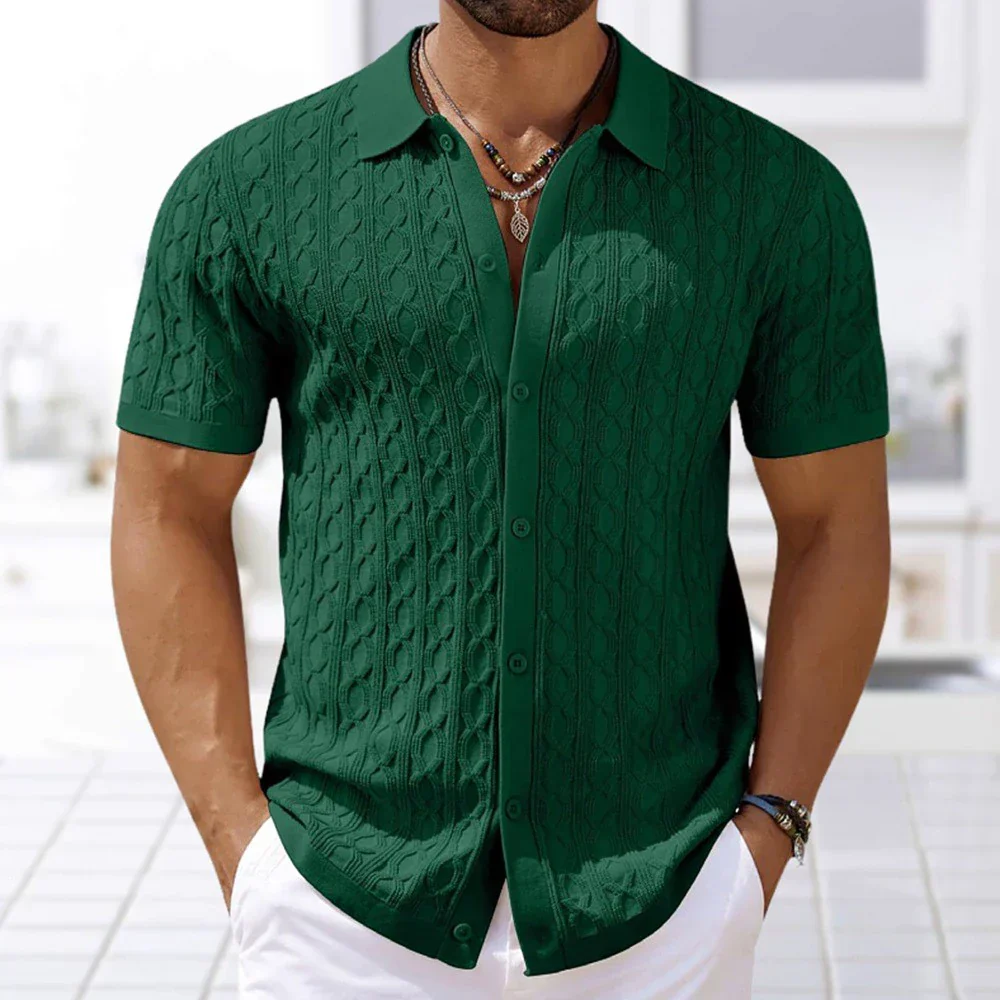 Silas | Button-Up Polo Shirt - Image 3