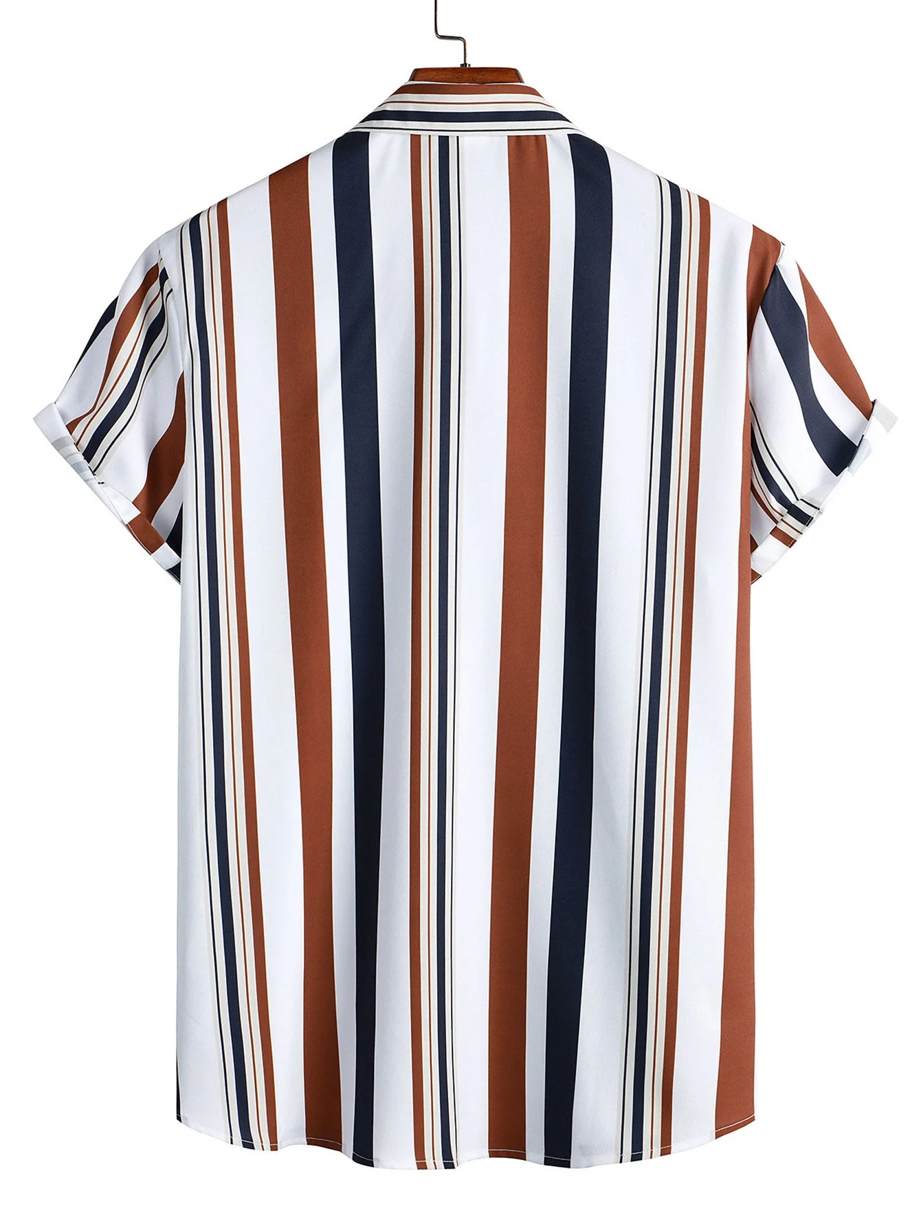 Simón® | Colored Striped Print Shirt - Image 2
