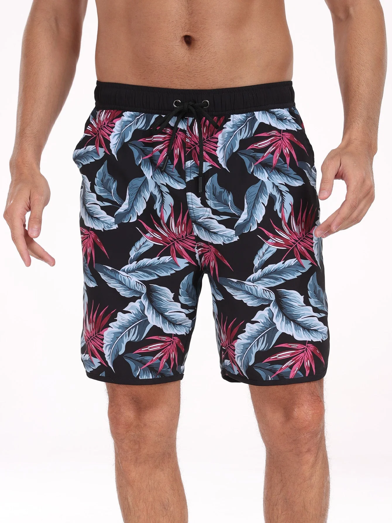 Stephen® | Leaf Print Swim Shorts - Image 2