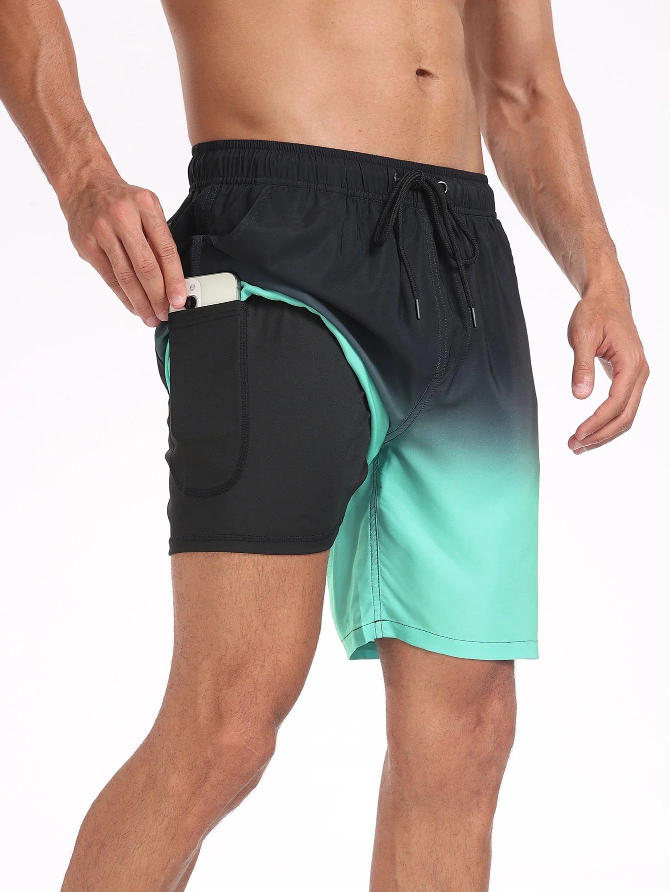 Stewart® | Drawstring Beach Swim Shorts With Pocket - Image 18