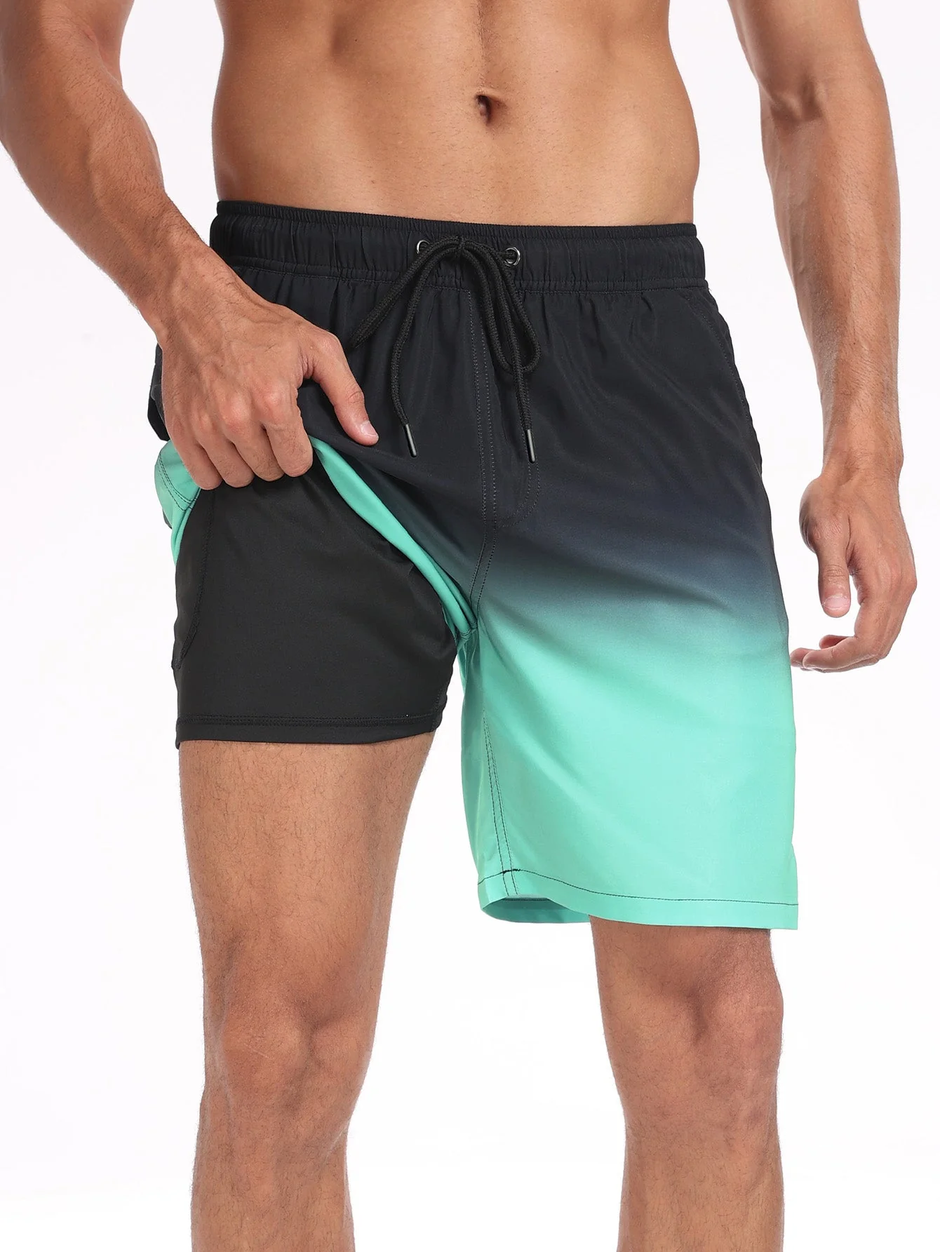 Stewart® | Drawstring Beach Swim Shorts With Pocket - Image 19