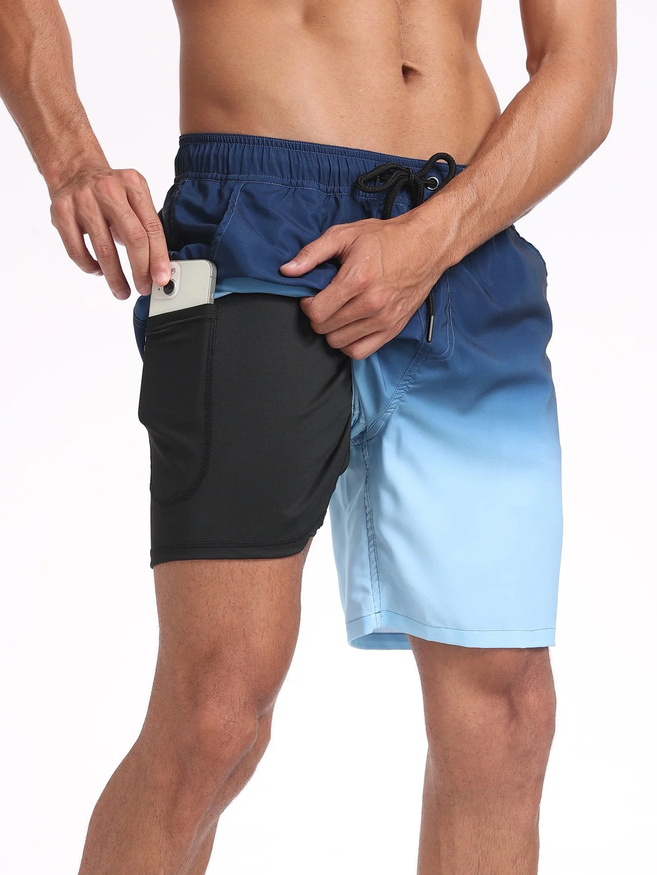 Stewart® | Drawstring Beach Swim Shorts With Pocket - Image 8