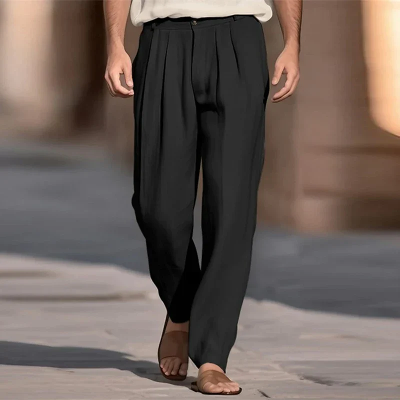 Stone | Casual Linen Pants - Image 5