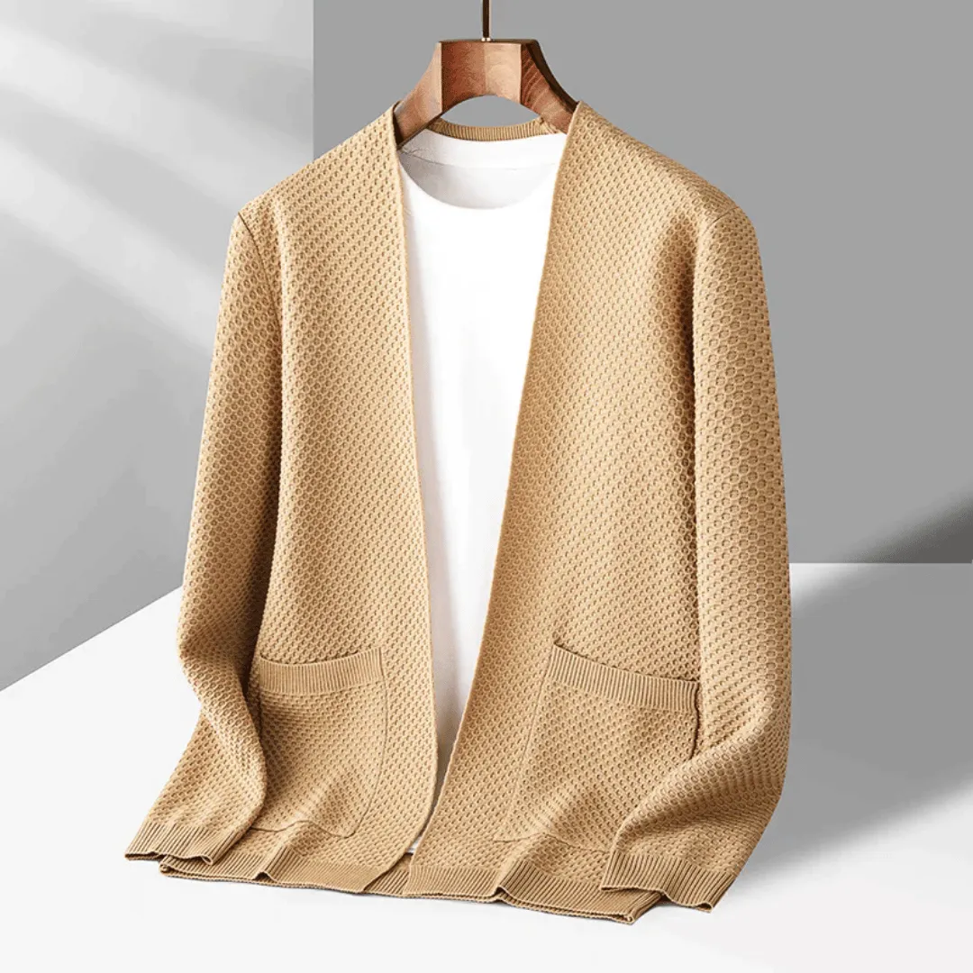 Tadeo | Mathieu Jacquard Pattern Cardigan