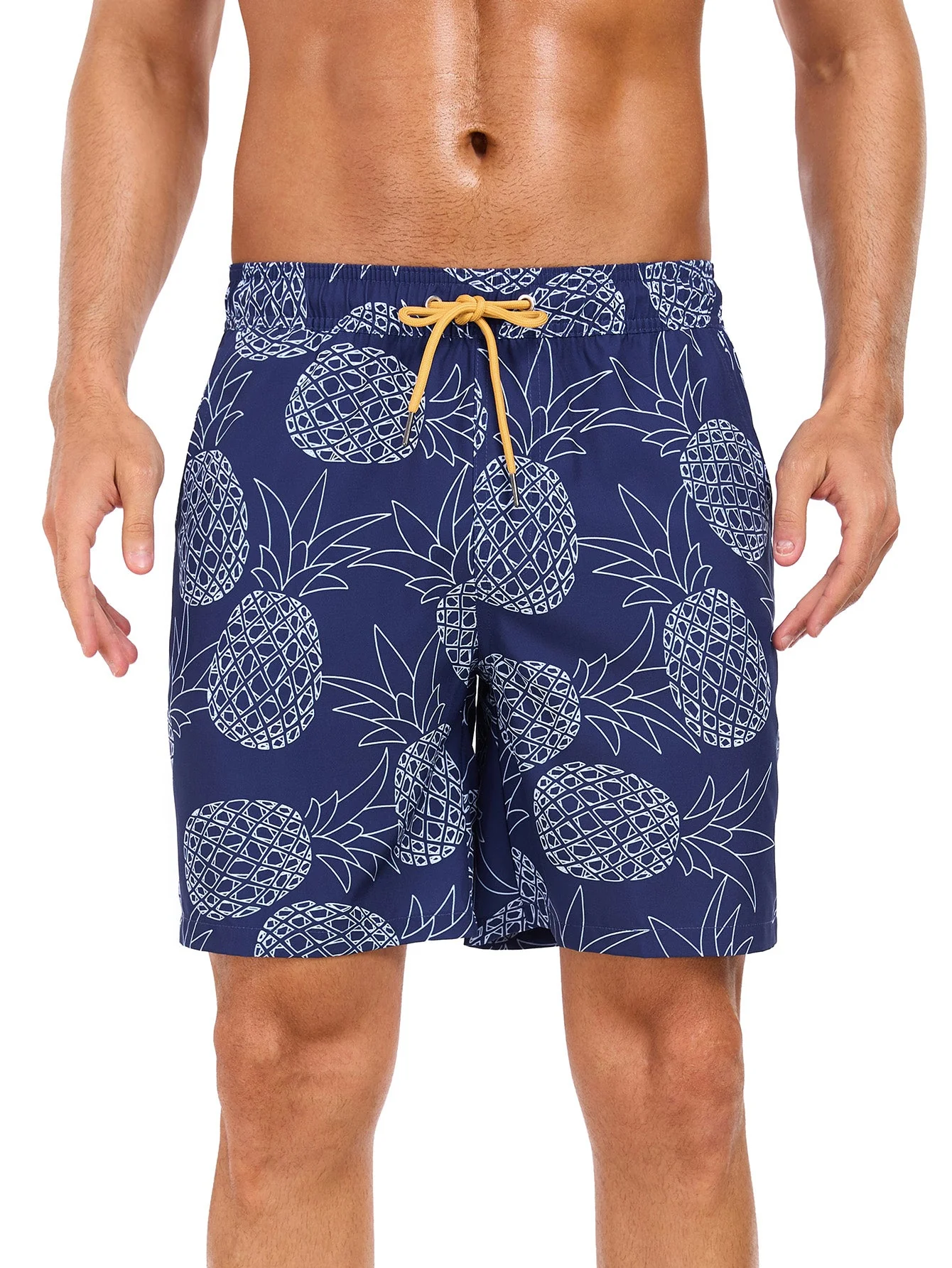 Taylor® | Pineapple Print Swim Shorts - Image 4