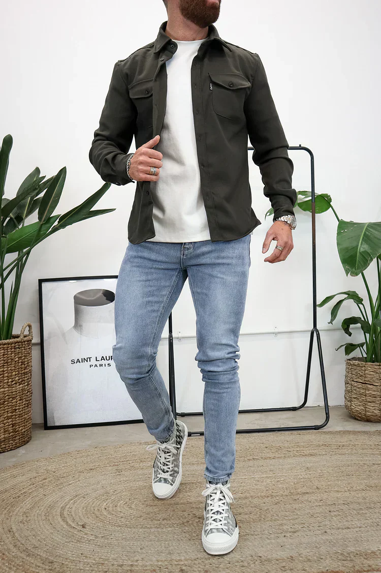 Taylor® | Shirt jacket with button closure - Image 13