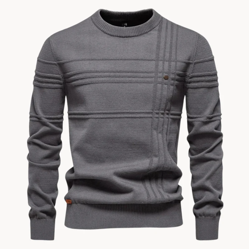 Tedric® | Men'S Checked Pattern Sweater - Image 4