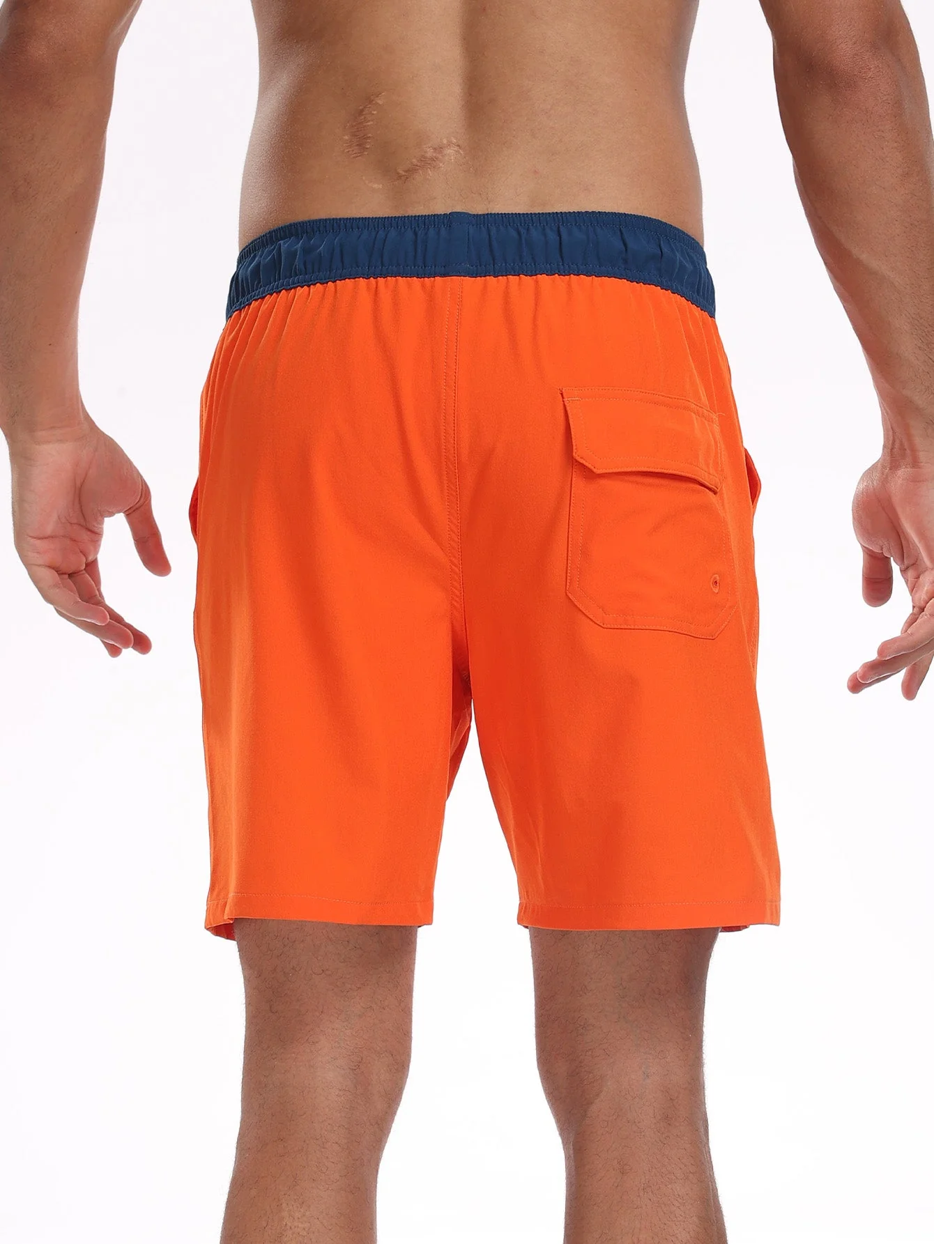 Terrence® | Solid Color Drawstring Swim Shorts With Pocket - Image 9