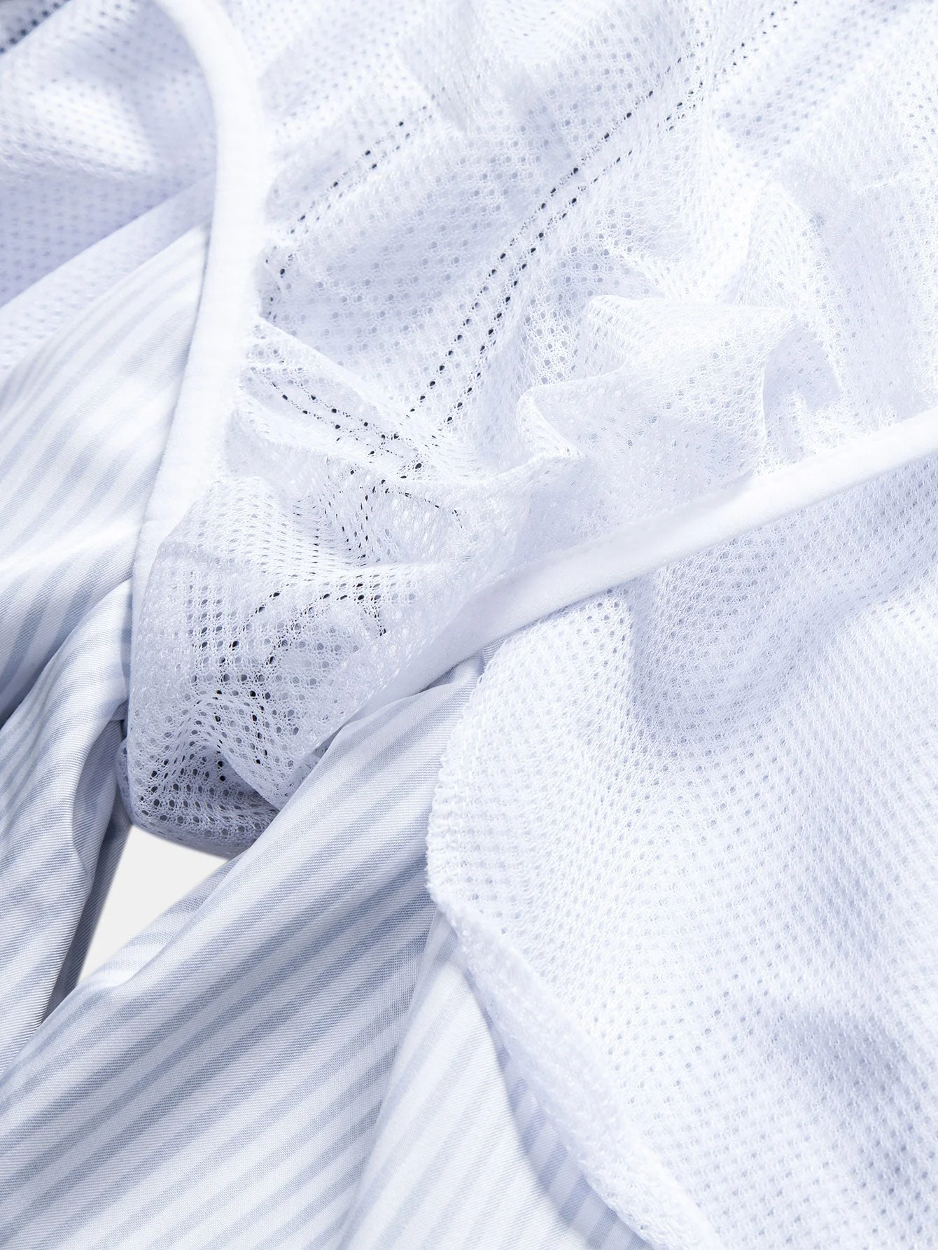 Terry® | Palm Tree Print Button Up Shirt & Stripe Print Swim Shorts - Image 10