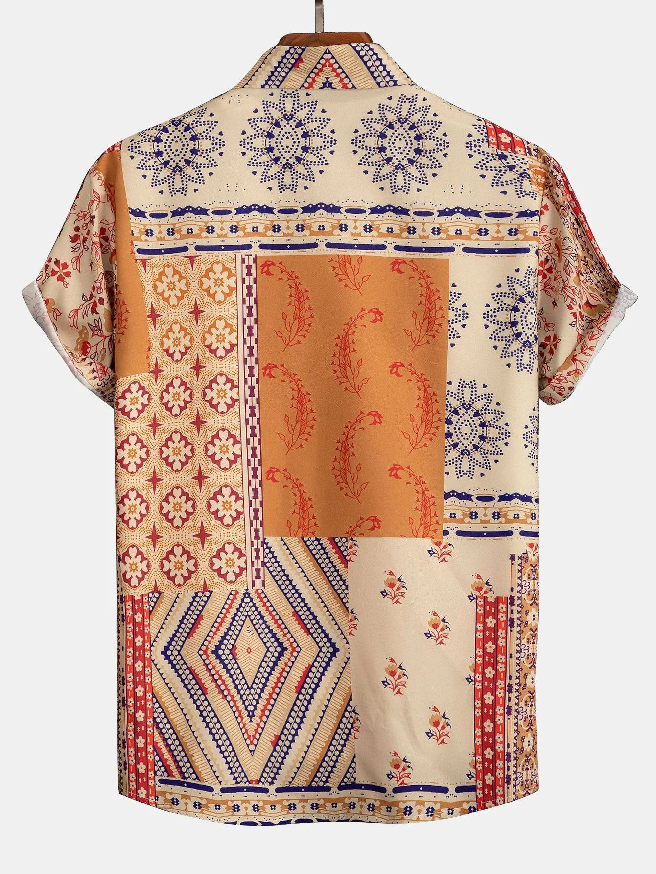 Theo® | Scarf Print Button Up Shirt - Image 6