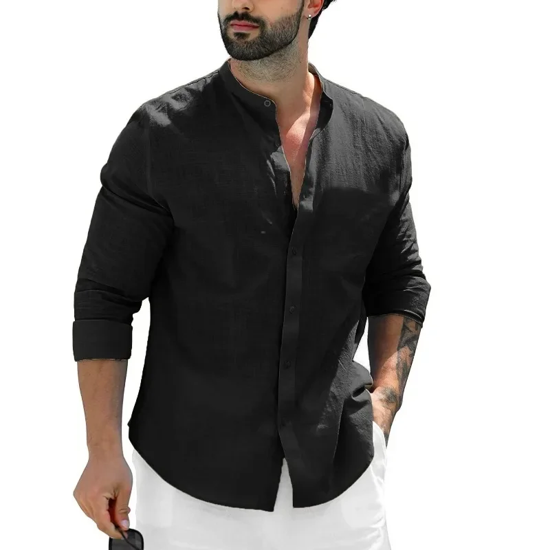 Theo | Casual Linen Shirt - Image 3