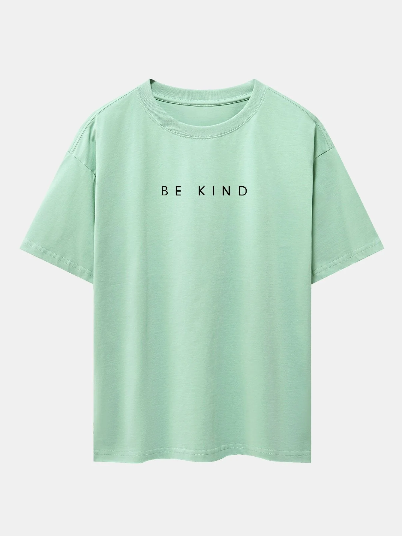 Timoteo® | Slogan Print Drop Shoulder Oversize T-Shirt - Image 12