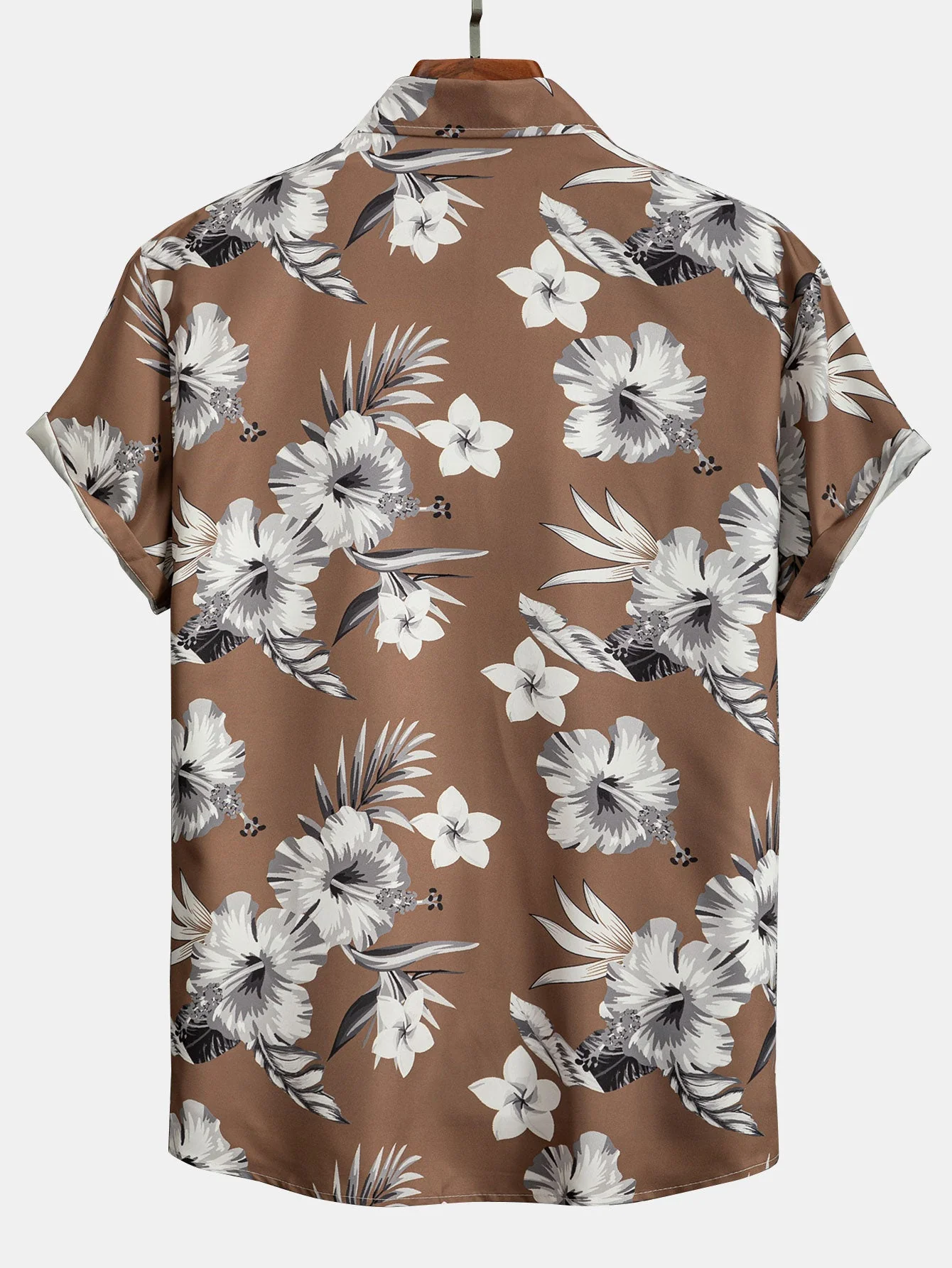 Titus® | Tropical Floral Print Button Up Shirt - Image 4