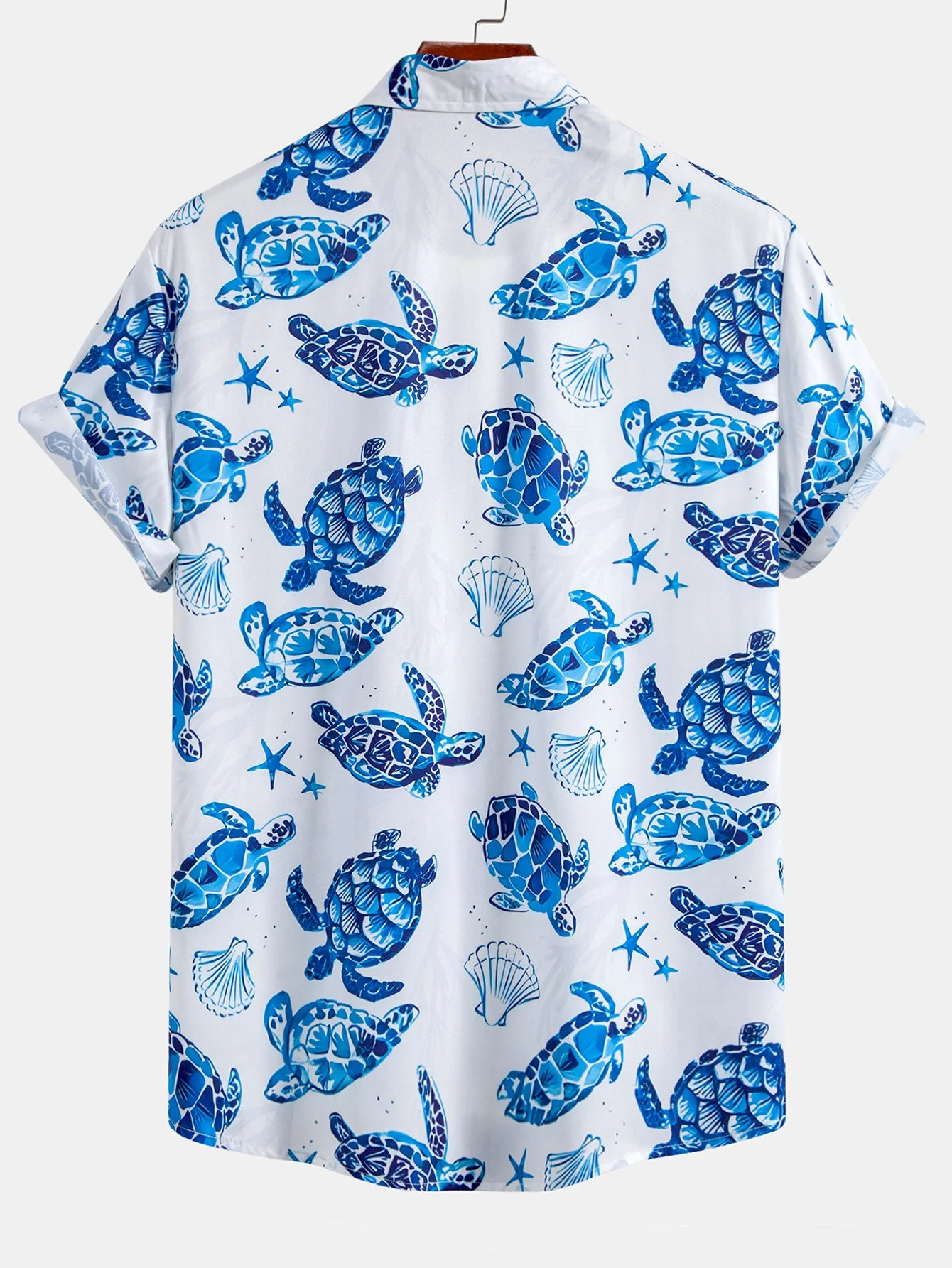 Tom® | Turtle Print Button Up Shirt - Image 2