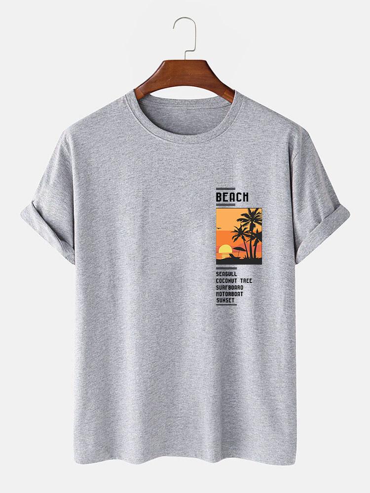 Tomás® | Beach Scenery Slogan Print T-Shirt - Image 7