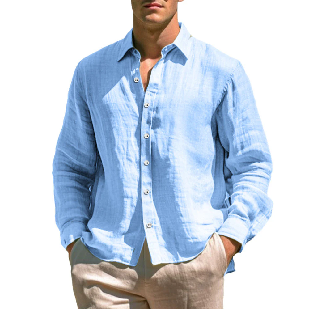 Tristan | Casual Linen Shirt - Image 2