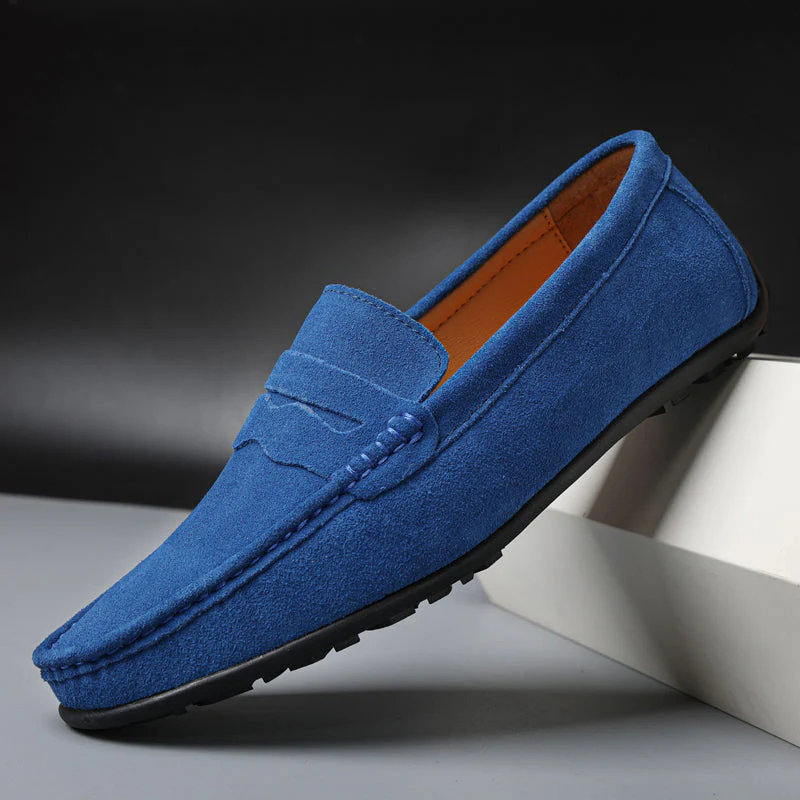 Tyrell | Retro Suede Men's Loafers - Image 8