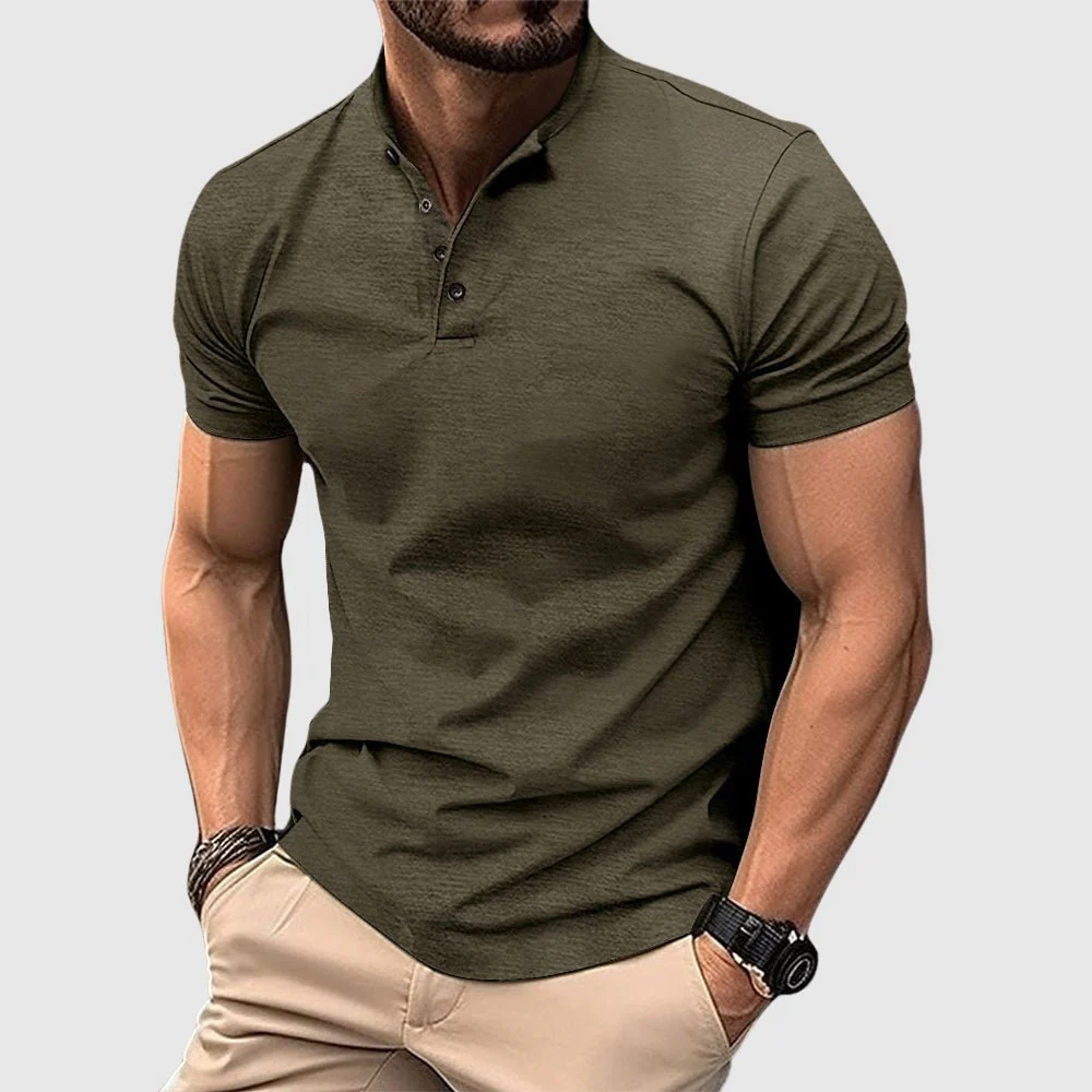 Tyrone® | Henley Lightweight Polo For Summer - Image 5