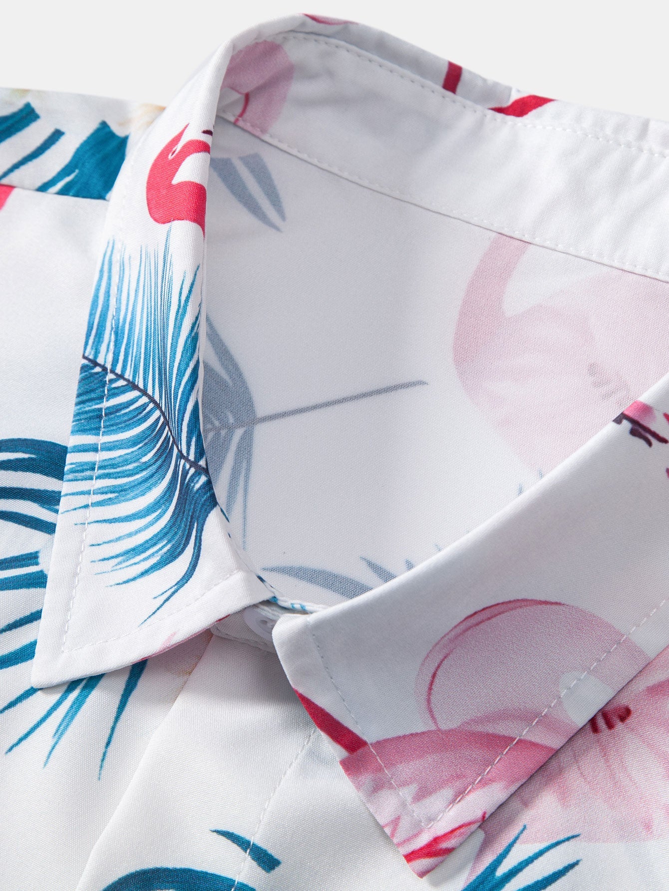 Valentín® | Leaf Print Button Up Shirt & Swim Shorts - Image 8