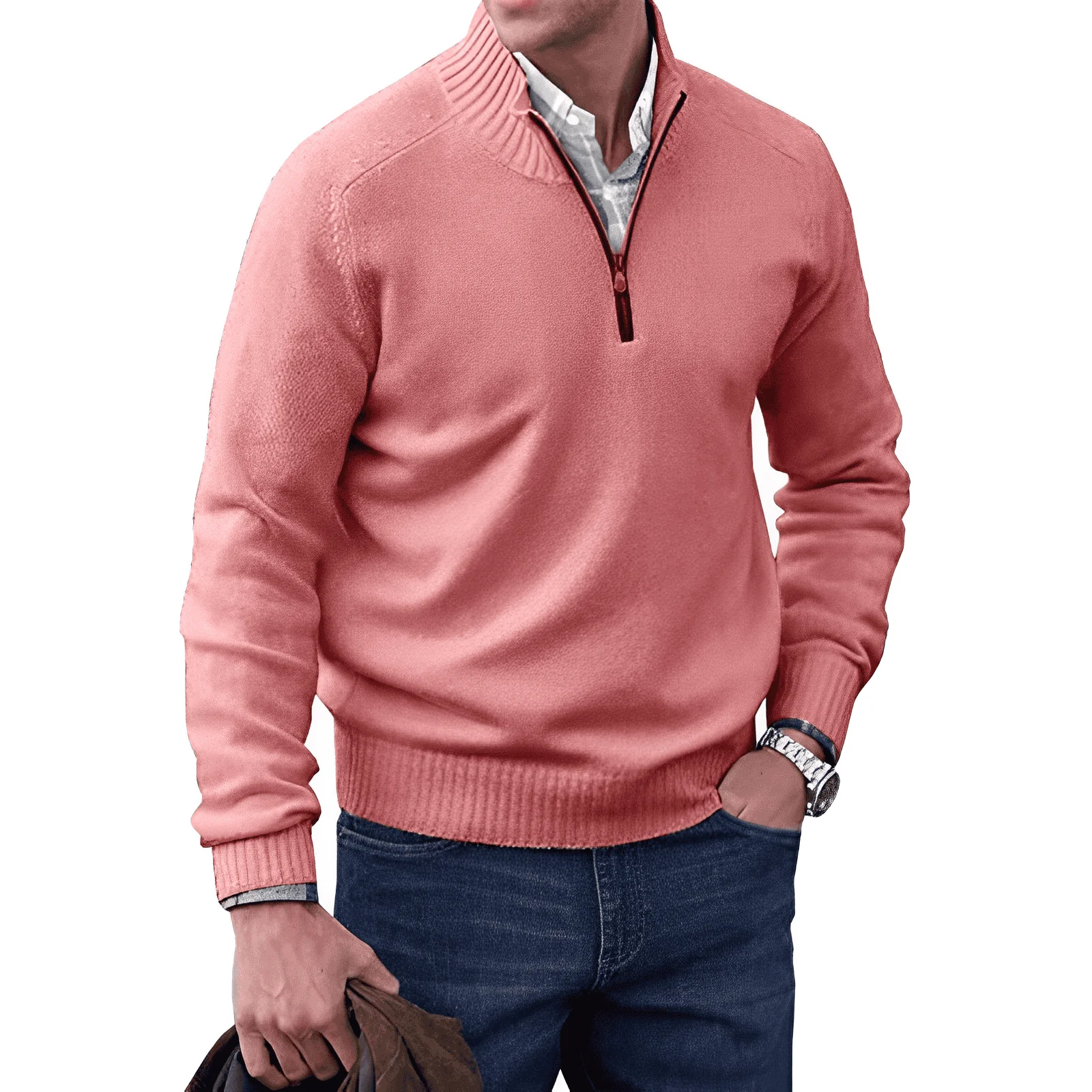 Valentine® | Stylish Pullover With Zipper - Image 4