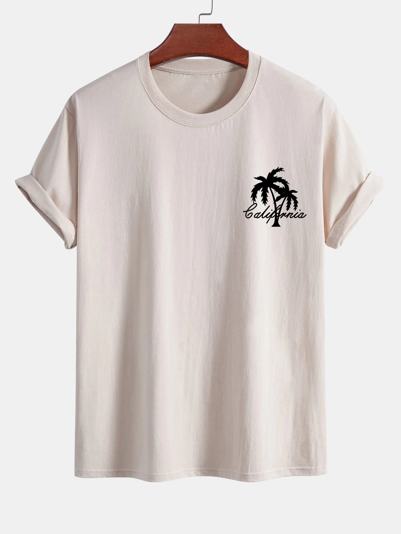 Vicente® | Palm Tree Print Cotton T-Shirt & Swim Shorts - Image 8