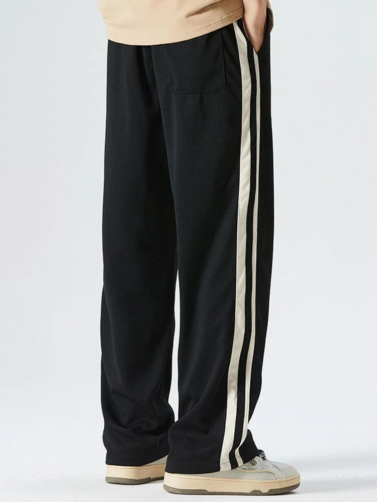 Vincent® | Vintage Side Stripe Loose Fit Straight Leg Pants - Image 8