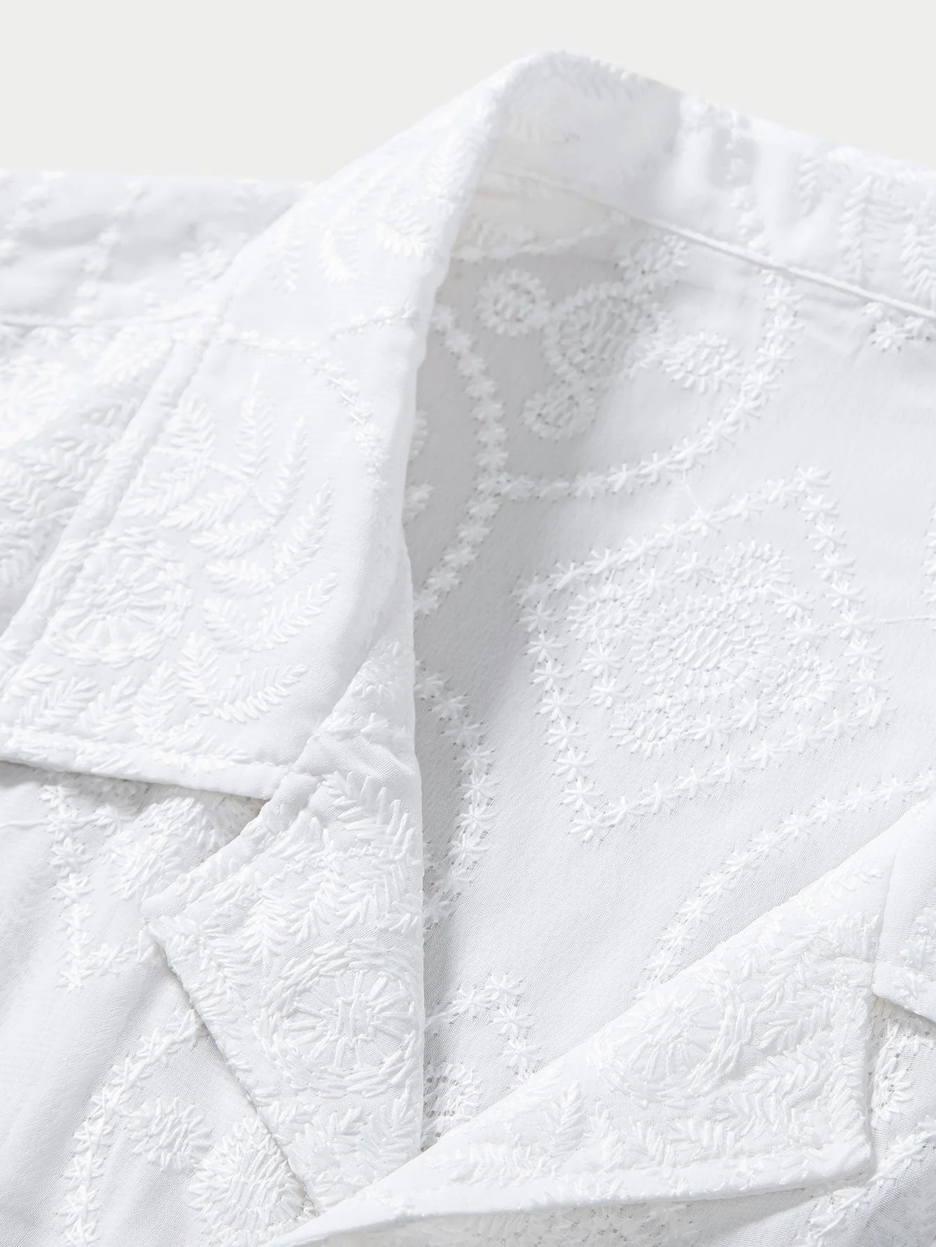 Vital® | Embroidered Floral Cuban Shirt - Image 3