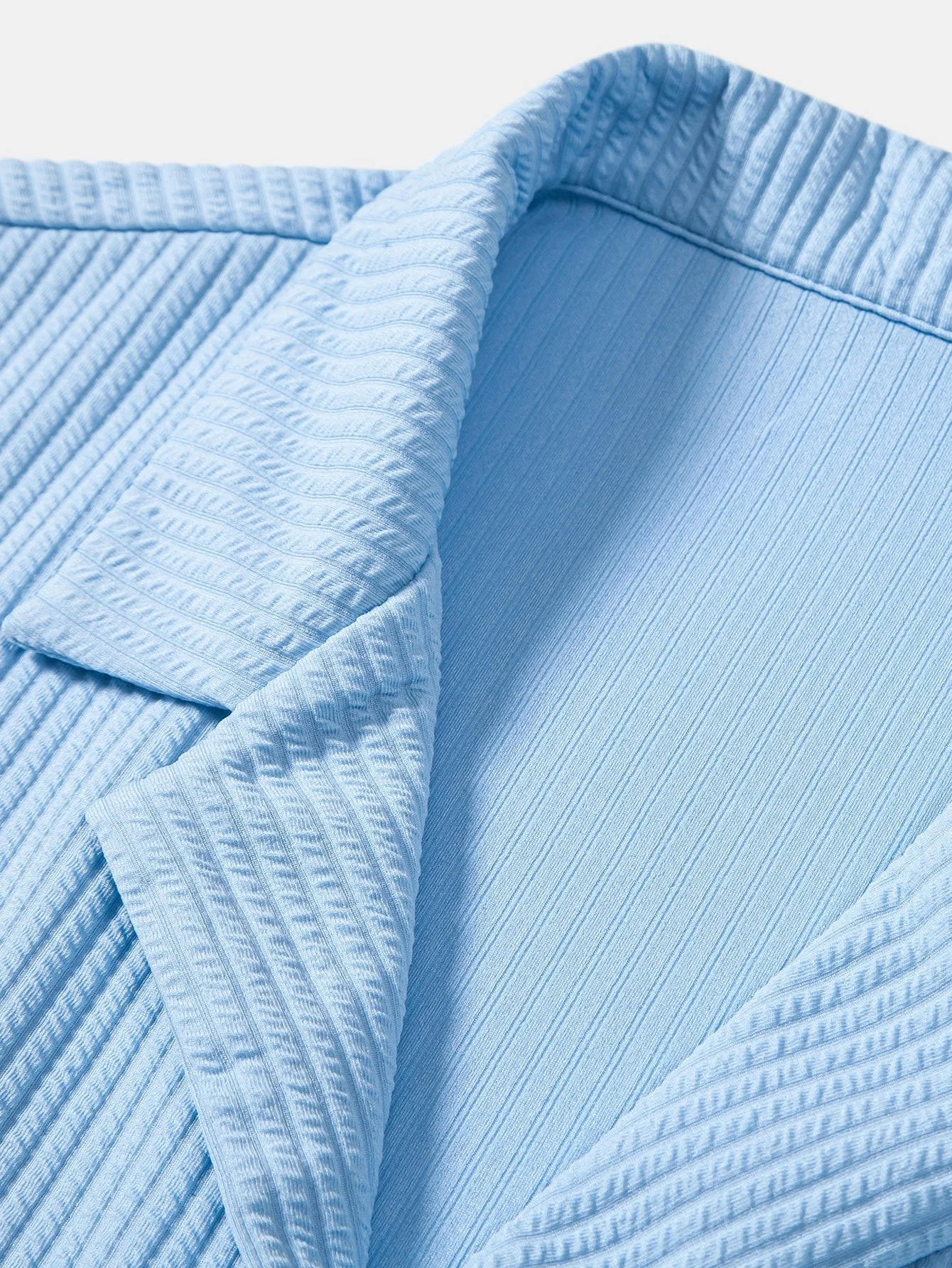 Vittorio® | Defined Style: Ribbed Muscle Fit Shirt With Deep Cuban Collar - Image 7