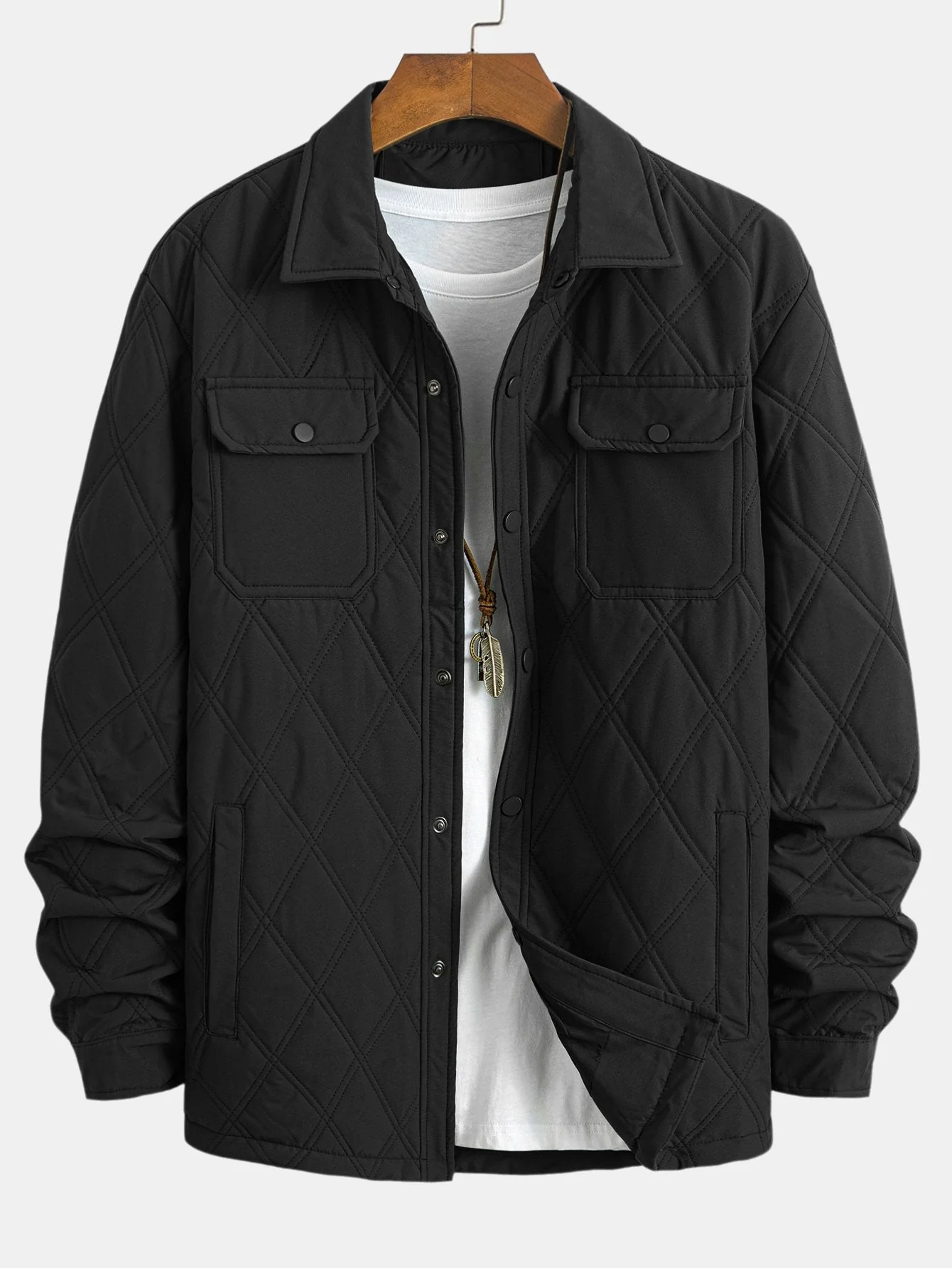 Vladimir® | Embroidered Style: Quilt Shirt With Buttons - Image 5