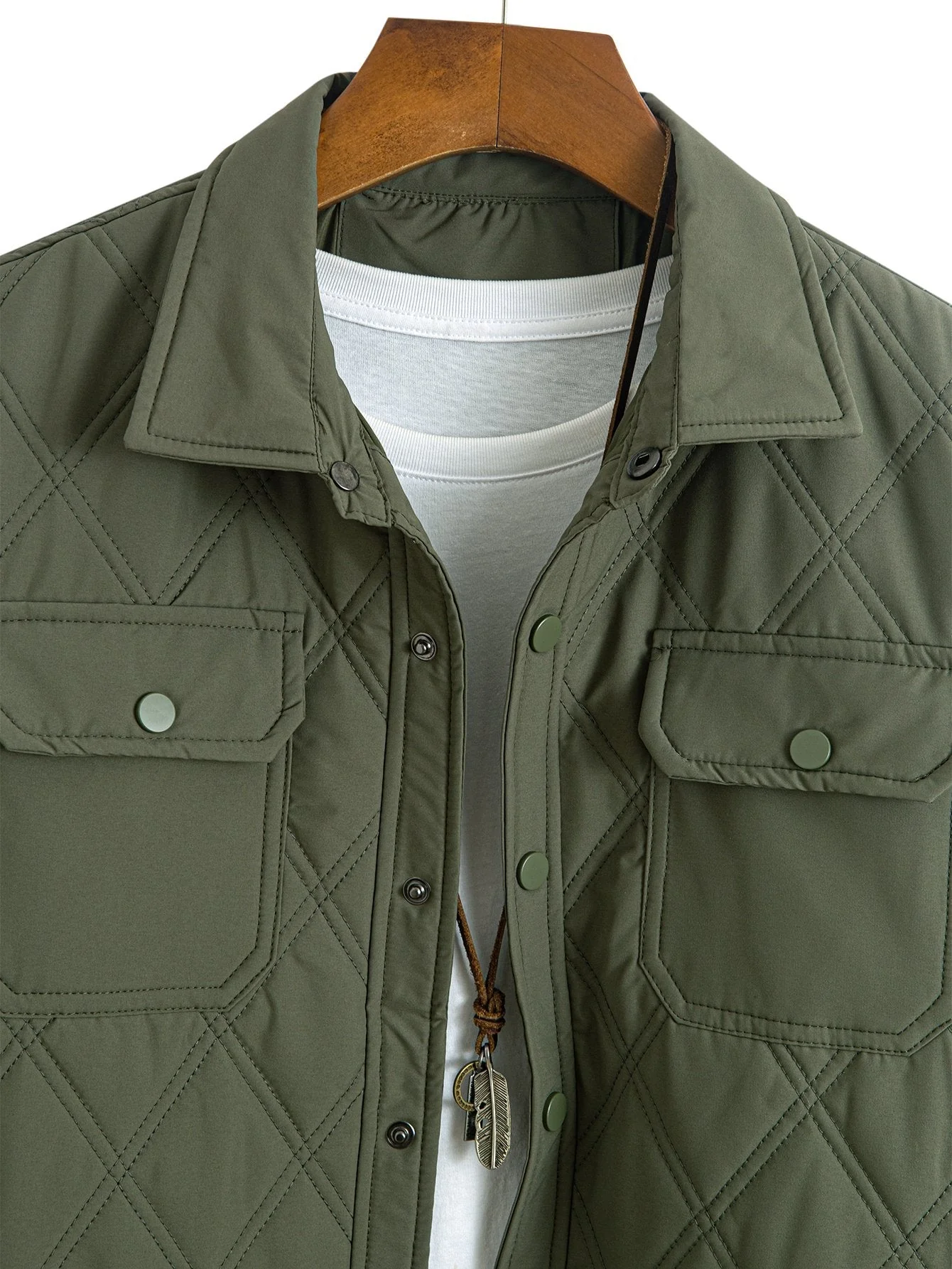 Vladimir® | Embroidered Style: Quilt Shirt With Buttons - Image 9