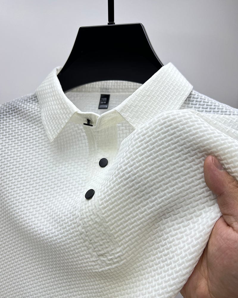 Wade® | Breathable Polo With Mesh Details - Image 5