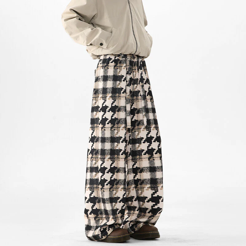 Wallace® | Wide-Leg Plaid Pants