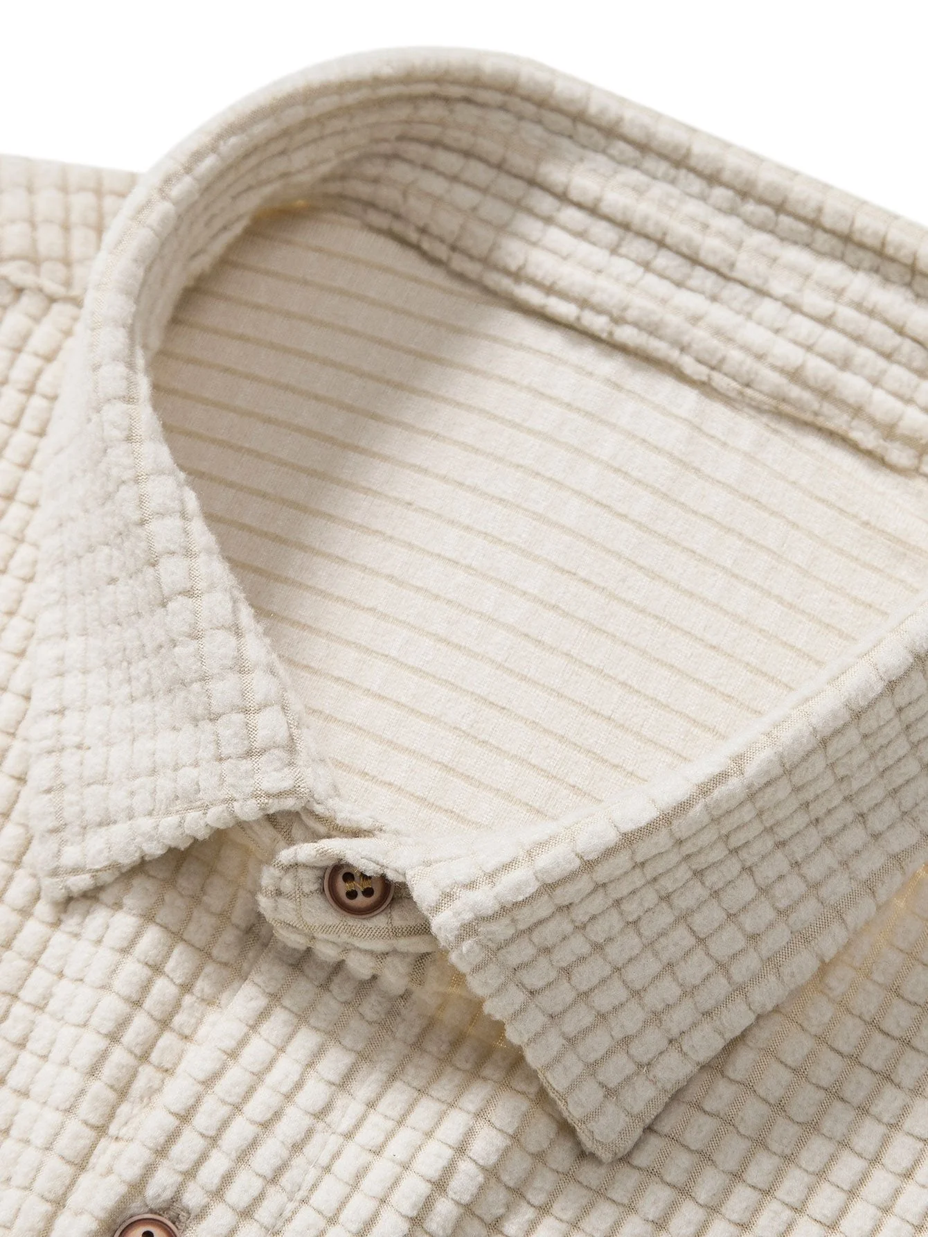 Wesley® | Waffle Button Up Shirt - Image 5