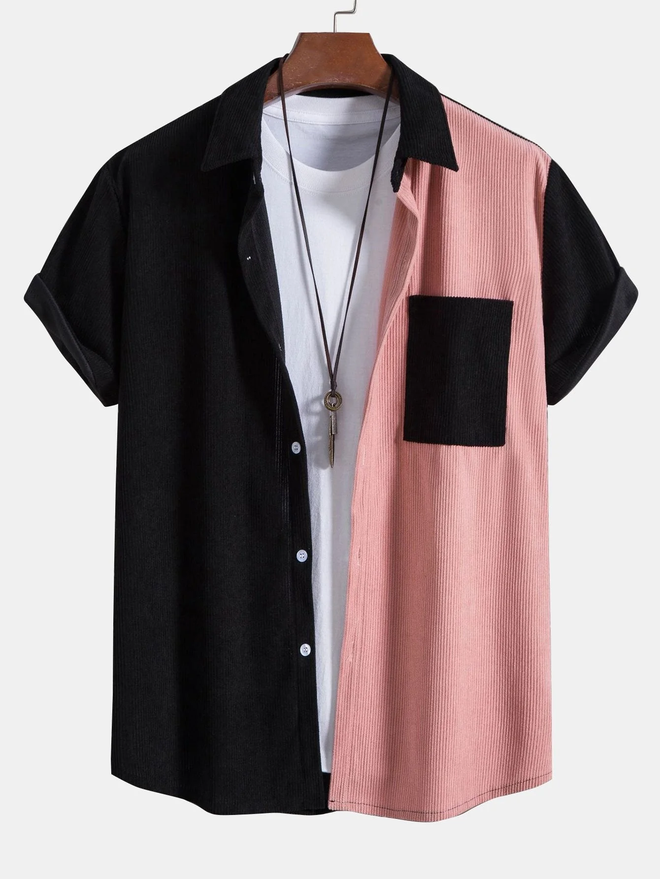 Yago® | Two Tone Corduroy Shirt - Image 2