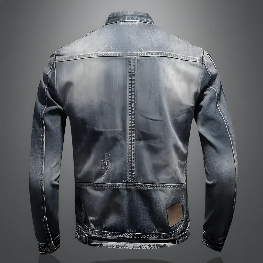 Yale® | Retro Men's Denim Jacket - Image 3