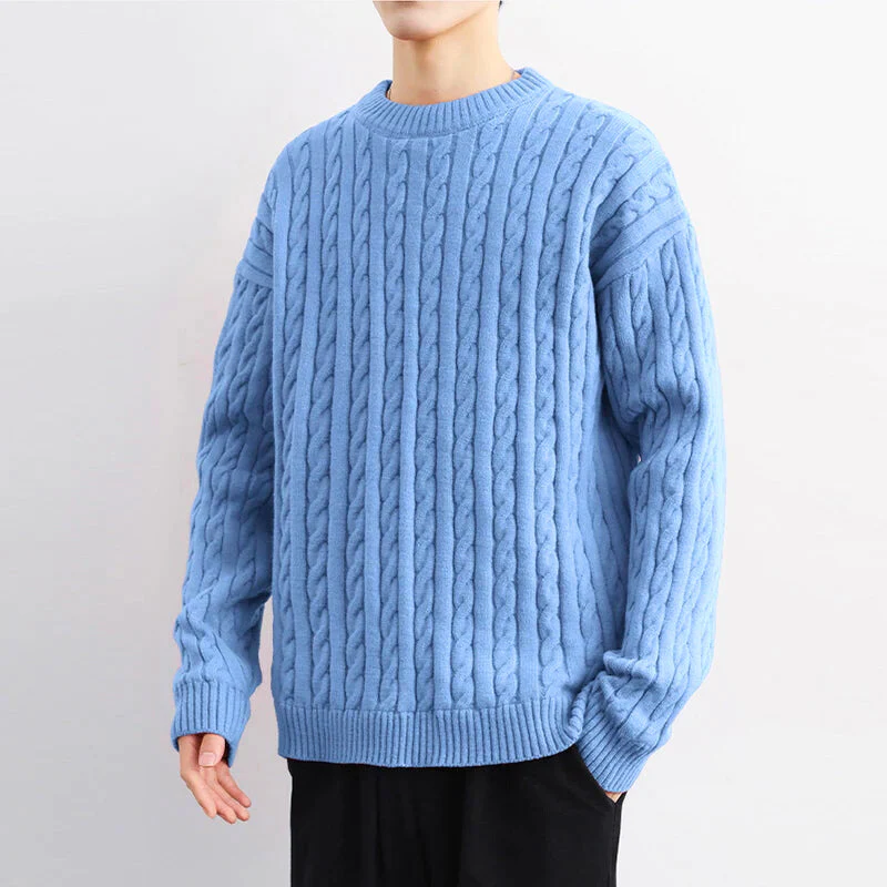 Yannick® | Cable Knit Crewneck Sweater