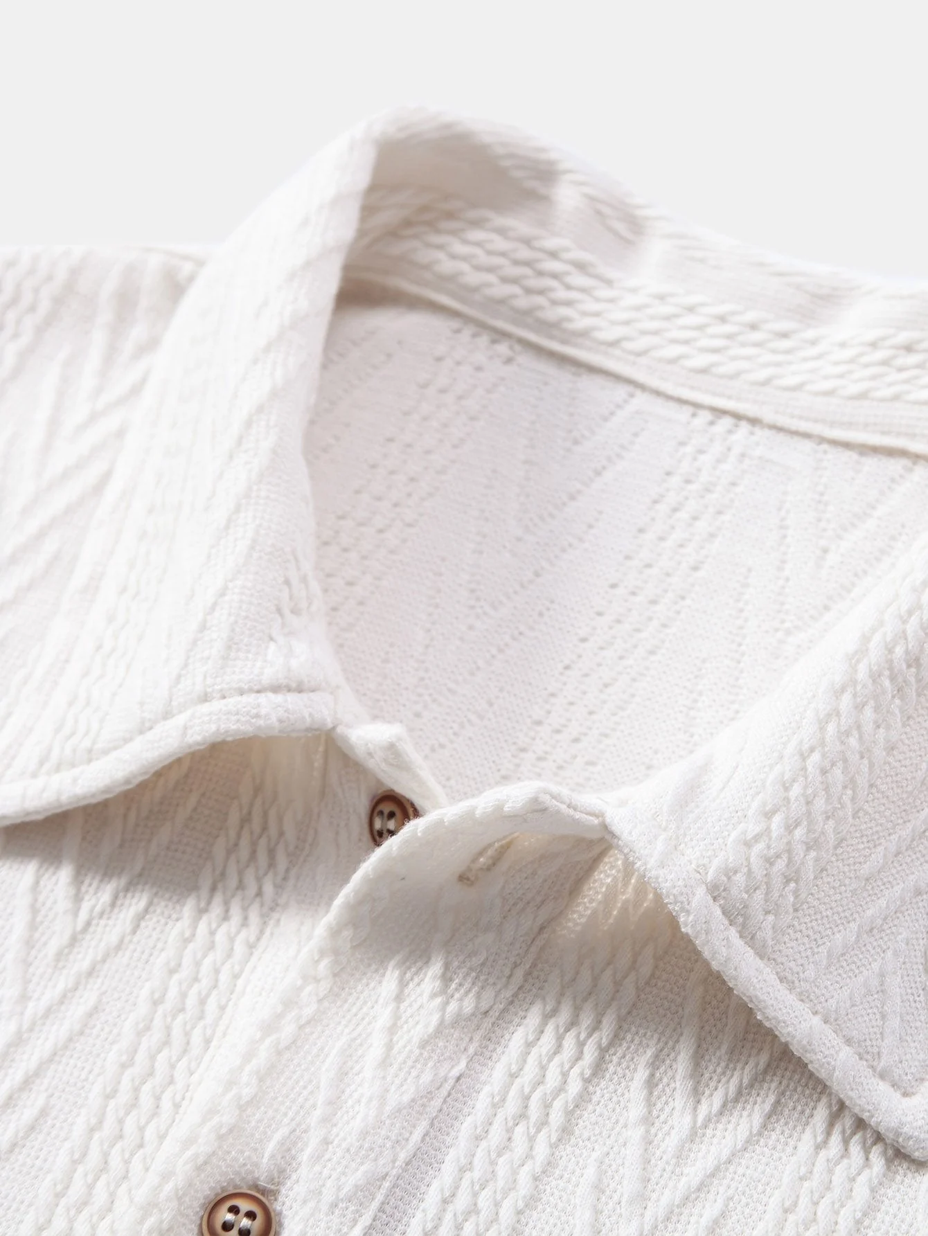 Yovanni® | Knitted Geometric Jacquard Polo - Image 14