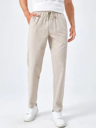 Zacary® | Basics Plain Cotton Trousers For Men - Image 7