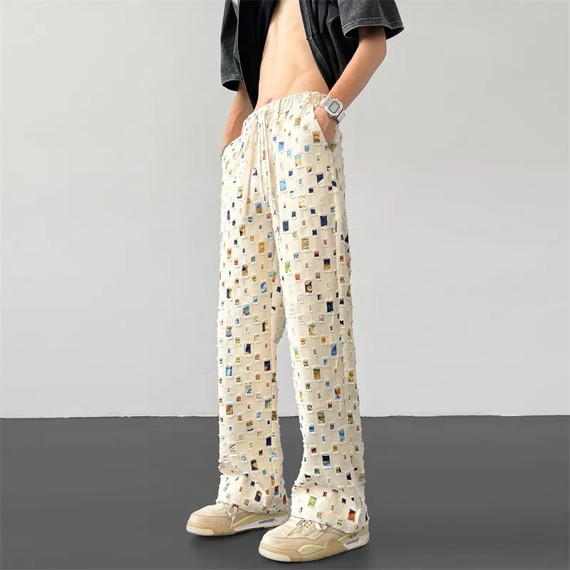 Zacchary® | Artistic Print Trousers