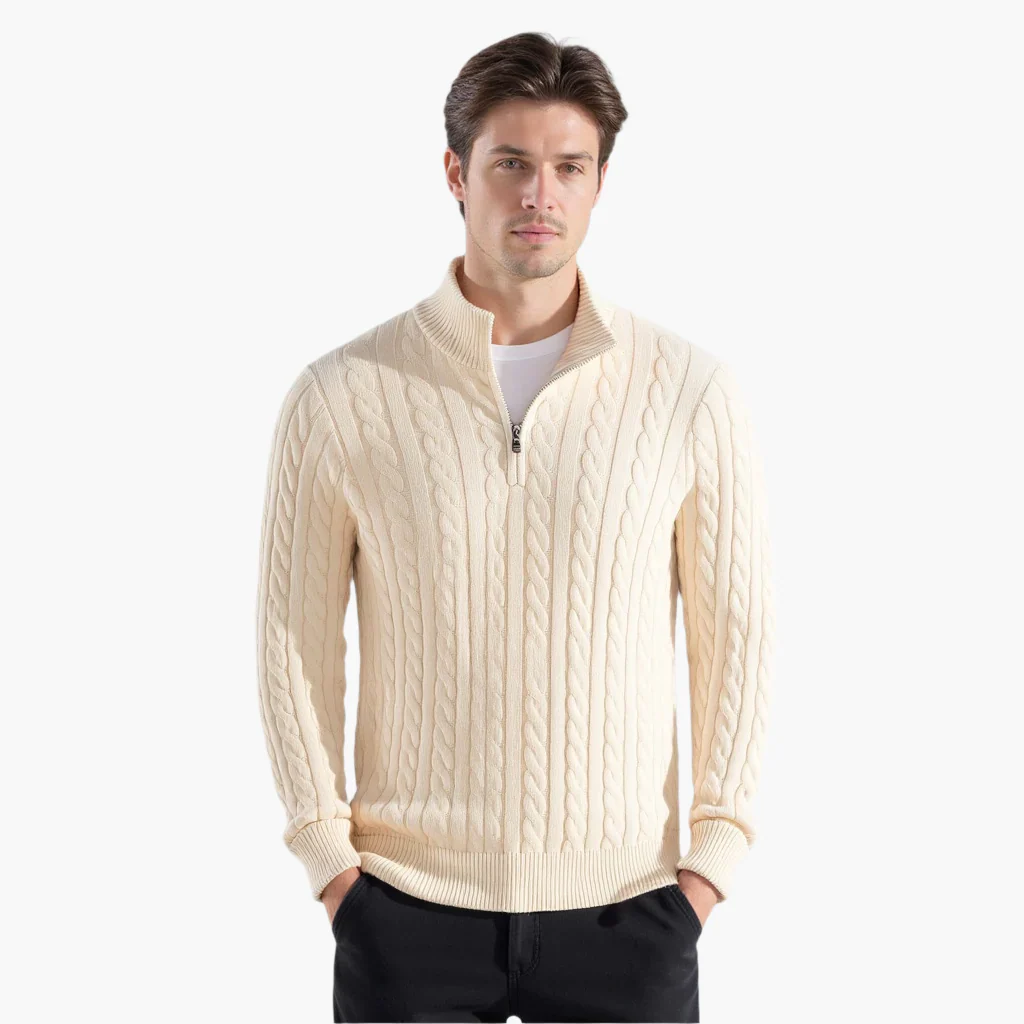 Zane® | Luxury Sweater With Zipper - Image 10
